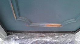 Scrape, sand, prime, repaint old wood